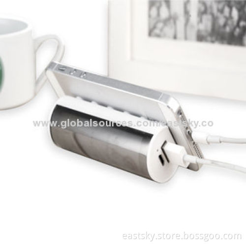 Elegant power bank charger, 2200mAh, LED light box design